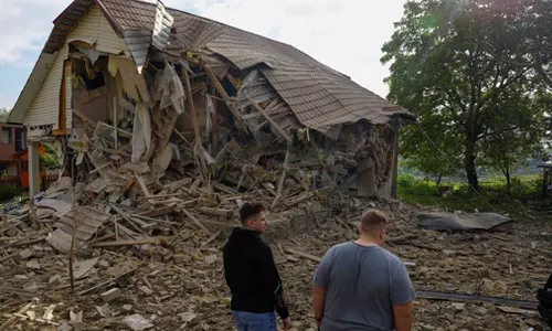 യുക്രൈനു നേരെ ഡ്രോൺ ആക്രമണം; യുദ്ധമാരംഭിച്ച ശേഷമുള്ള റഷ്യയുടെ ഏറ്റവും വലിയ ആക്രമണം