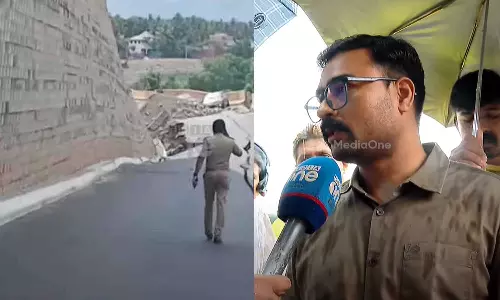 മലപ്പുറത്ത് ദേശീയപാത തകർന്ന സംഭവം: അപകട കാരണം മണ്ണിളകി മാറിയതാണെന്ന് നാഷണൽ ഹൈവേ അതോറിറ്റി അധികൃതർ
