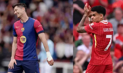 ലെവൻഡോവ്‌സ്‌കിക്ക് പകരം ലൂയിസ് ഡയസ്; നിർണായക നീക്കത്തിന് ബാഴ്‌സ