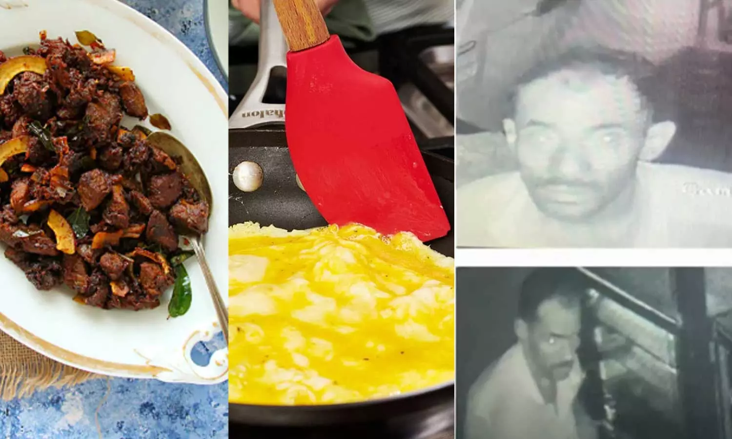 മോഷണത്തിനിടെ കള്ളന് വിശന്നാലെന്ത് ചെയ്യും?ഓംലെറ്റുണ്ടാക്കി കഴിച്ചു;  ബീഫ് ഫ്രൈ ചൂടാക്കുന്നതിനിടെ സിസിടിവി കണ്ടതോടെ ഓടി രക്ഷപ്പെട്ടു