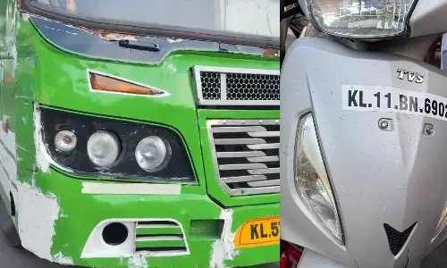 കോഴിക്കോട് പന്നിയങ്കരയിൽ സ്വകാര്യ ബസും സ്കൂട്ടറും കൂട്ടിയിടിച്ച് യുവതിക്ക് ദാരുണാന്ത്യം