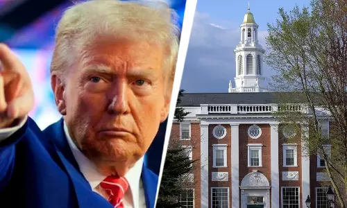 ഹാര്‍വാഡ് സർവകലാശാലയിൽ വിദേശ വിദ്യാർഥികളുടെ പ്രവേശനം വിലക്കിയ  ട്രംപിന് തിരിച്ചടി; നടപടി താൽക്കാലികമായി തടഞ്ഞ്  ഫെഡറൽ കോടതി