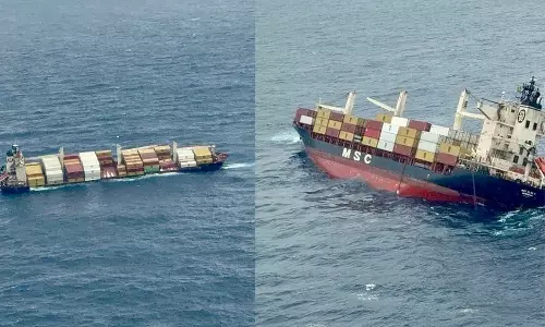 Ship accident alert in north Kerala