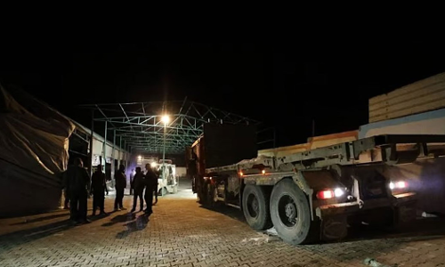 UAE trucks carrying aid to Gaza looted