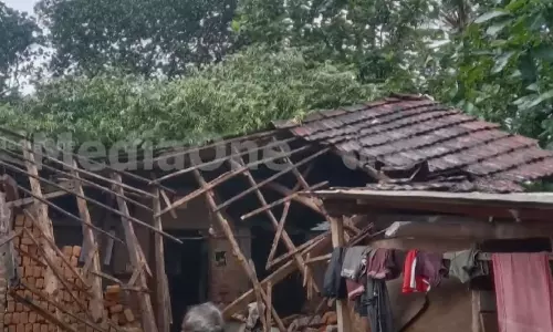 പാലക്കാട് വടക്കഞ്ചേരിയിൽ മരം വീണ് വീട് തകർന്നു; നാലുപേർക്ക് പരിക്ക്