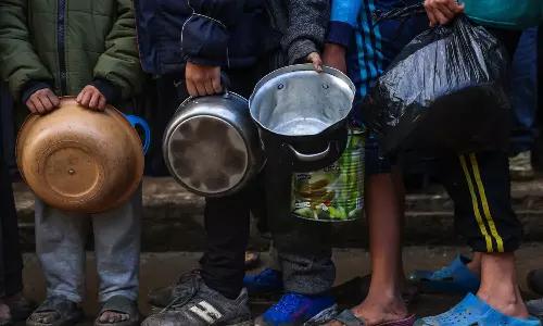 ഗസ്സയിൽ ഇസ്രായേൽ ഉപരോധം മൂലം നാല് വയസ്സുള്ള കുട്ടി പട്ടിണി കിടന്ന് മരിച്ചു