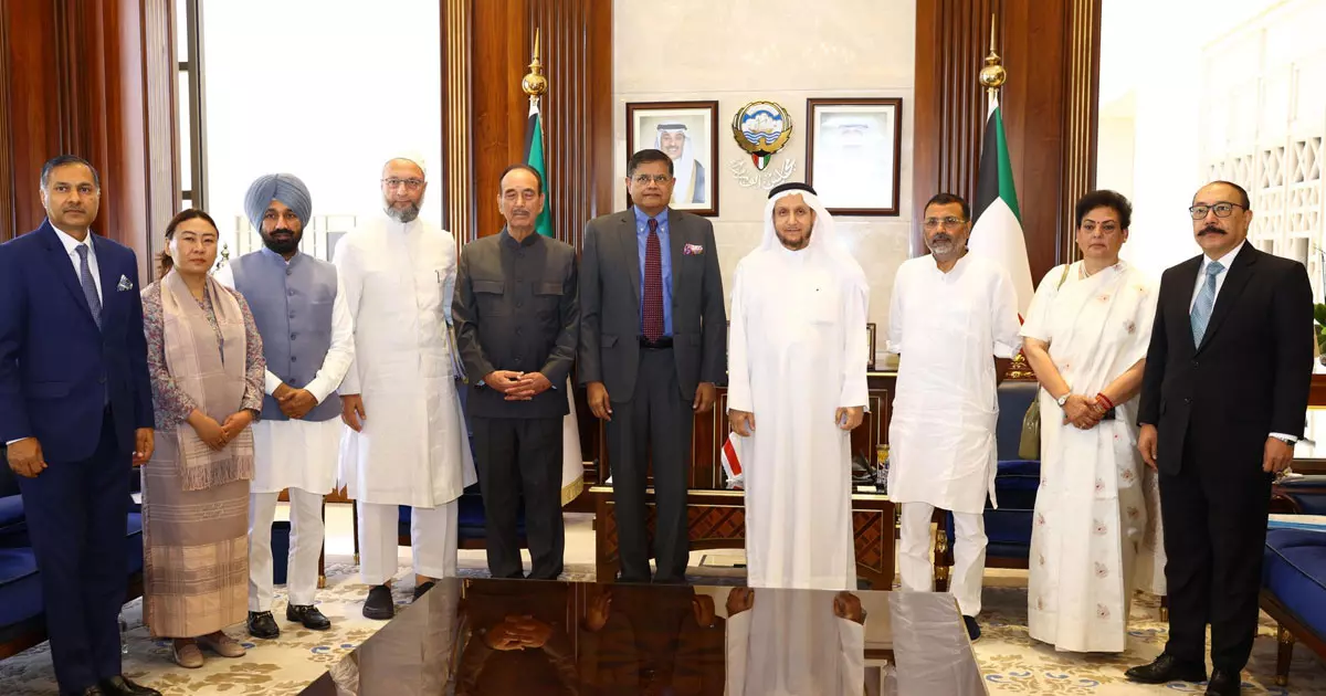 Indian delegation holds talks with Kuwaiti Deputy Prime Minister and senior officials