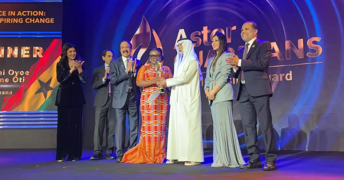 Naomi Oyoe Ohene wins Aster Guardians Nursing Award Naomi Oyoe Ohene wins Aster Guardians Nursing Award