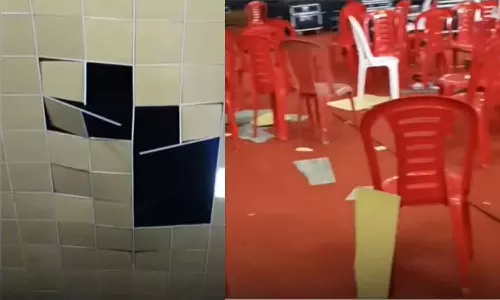Ceiling of community hall collapses in Kochi; four children injured