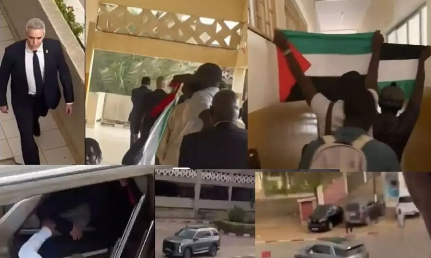 ഗസ്സ വംശഹത്യ: സെനഗലിൽ വിദ്യാർഥി പ്രതിഷേധത്തിന്റെ ചൂടറിഞ്ഞ് ഇസ്രായേൽ അംബാസിഡർ, പ്രസംഗിക്കാതെ വേദിവിട്ടു