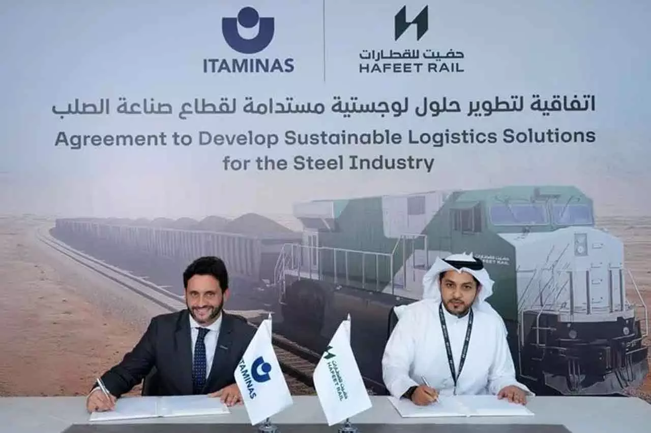 ബ്രസീലിലെ മുൻനിര ഇരുമ്പയിര് ഉൽപാദകരുമായി കരാർ ഒപ്പുവച്ച് ഹഫീത് റെയിൽ