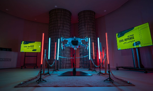Abu Dhabi Introduces Worlds First Jet-Powered Firefighting Drone