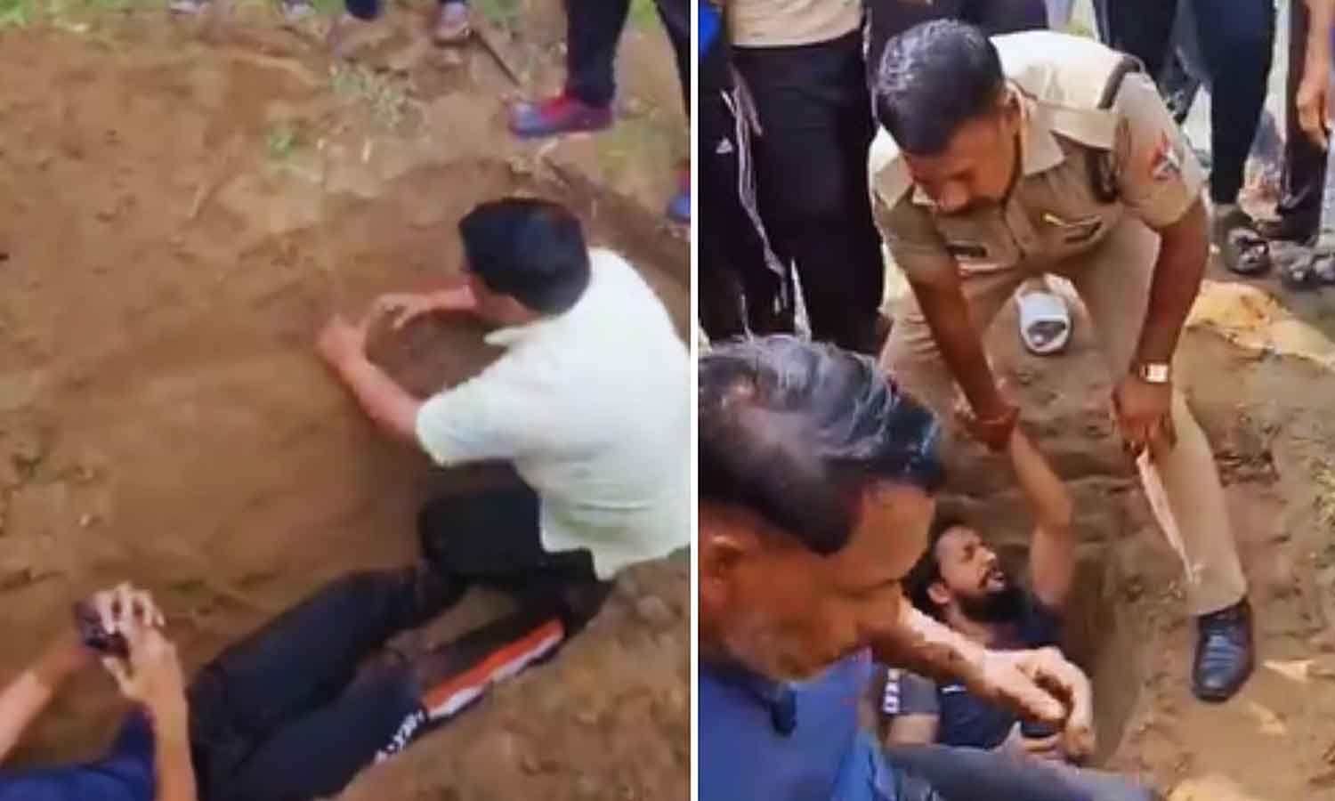 BJP Workers Stop Burial Of Muslim Man In Hindu Locality Over Disputed Waqf Land In Ramnagar