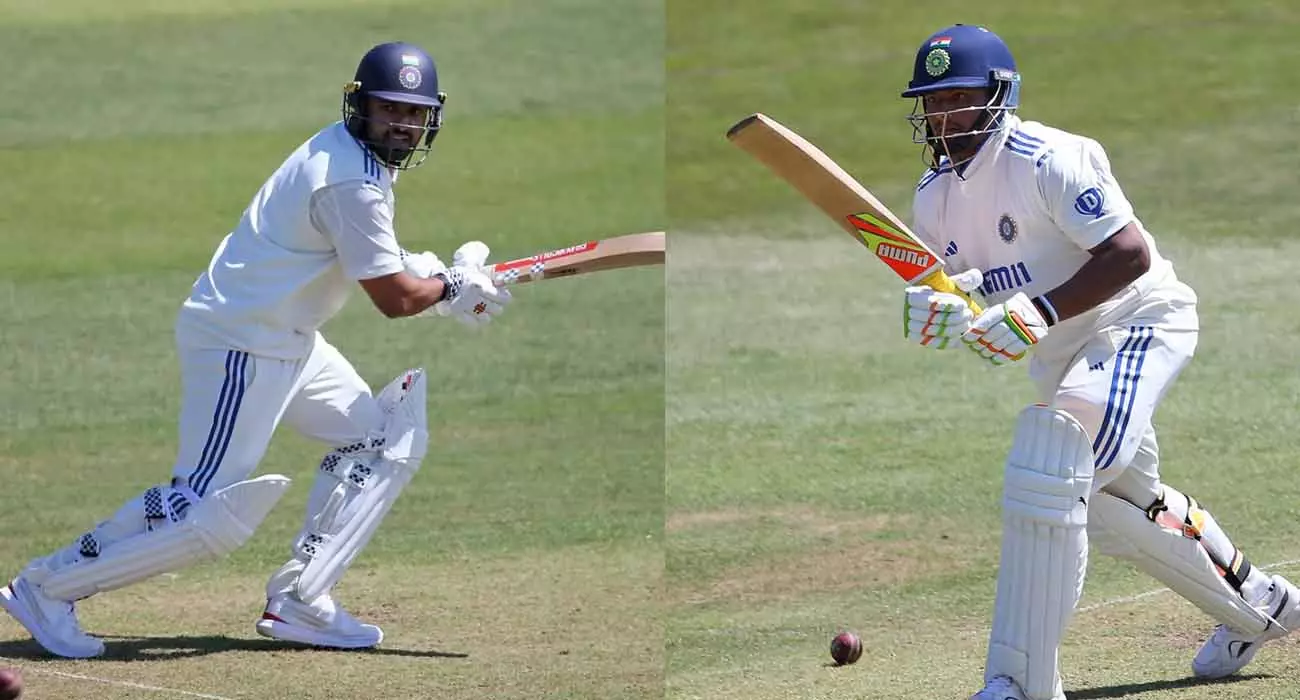 Sarfaraz and Karun Nair hit half-centuries; India in good form against England Lions