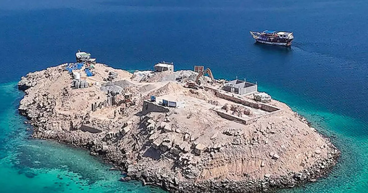 Telegraph Island development in Oman is progressing Telegraph Island development in Oman is progressing