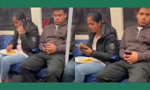 Indian woman insulted for eating food on the london metro Indian woman insulted for eating food on the london metro