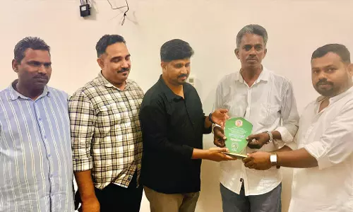 Colleagues bid farewell to KMCC Vice President Hamsa Thiruvegaparamba