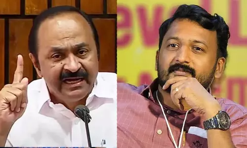 അൻവറുമായി കൂടിക്കാഴ്ച നടത്തിയത് തെറ്റ്, വ്യക്തിപരമായി ശാസിക്കും; രാഹുൽ മാങ്കൂട്ടത്തിലിനെ  തള്ളി വി.ഡി സതീശൻ