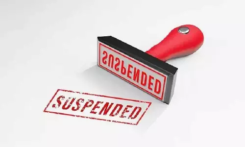 Police officers suspended