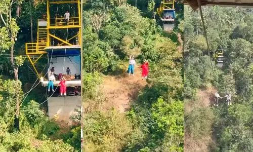 അടിമാലിയിൽ നിയന്ത്രണം ലംഘിച്ച് സിപ് ലൈൻ;  എം.എം മണിയുടെ സഹോദരൻ ലംബോദരനെതിരെ  കേസെടുത്തു