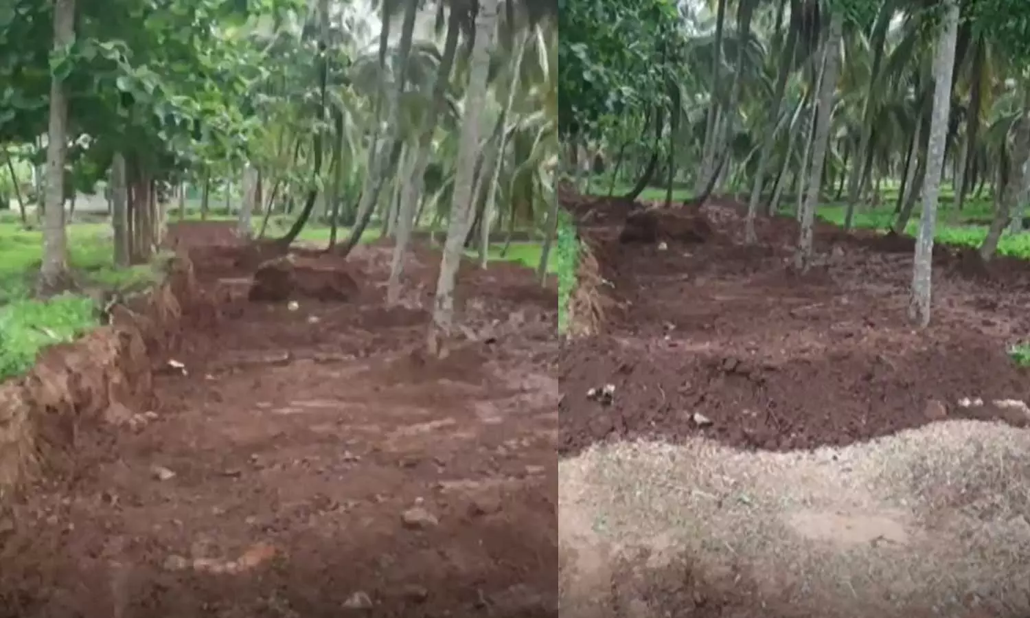 സിപിഎം വിമതരുടെ വീട്ടിലേക്കുള്ള റോഡ് തകർത്തതായി പരാതി