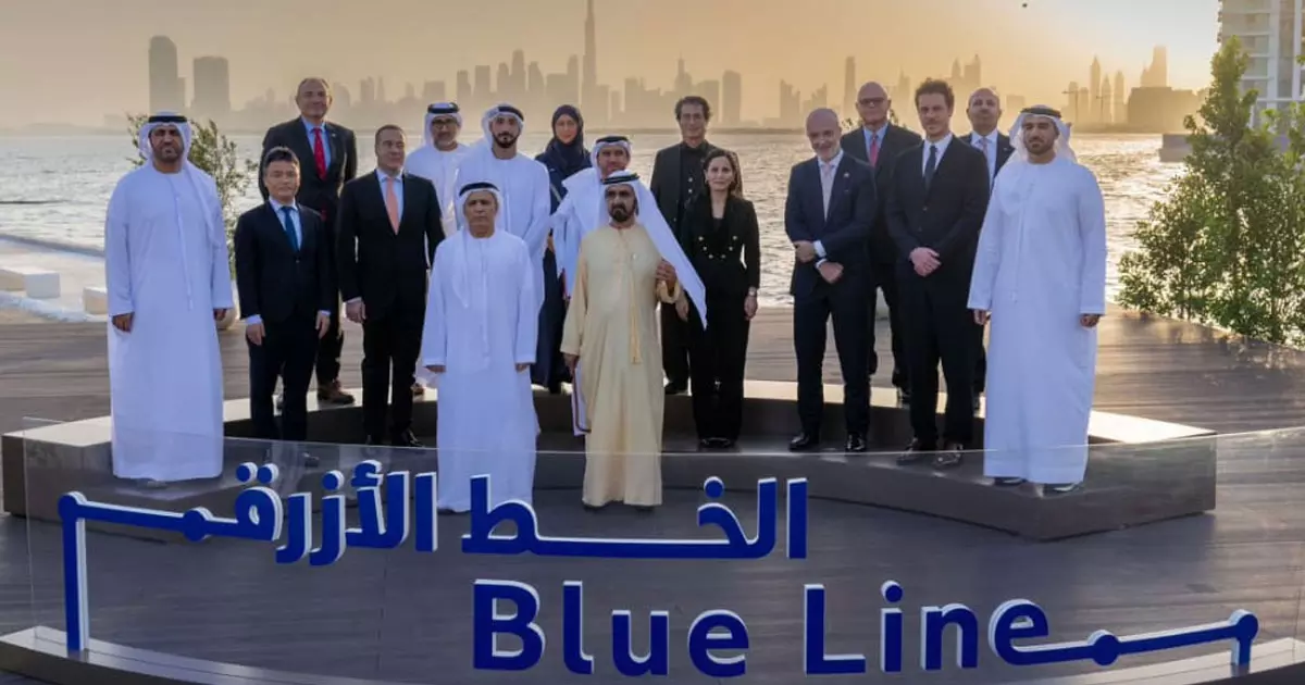 Foundation stone laid for first Blue Line station on Dubai Metro