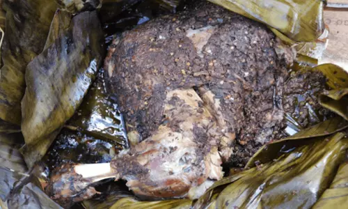 Shuwa is the main dish of Oman Eid celebration.