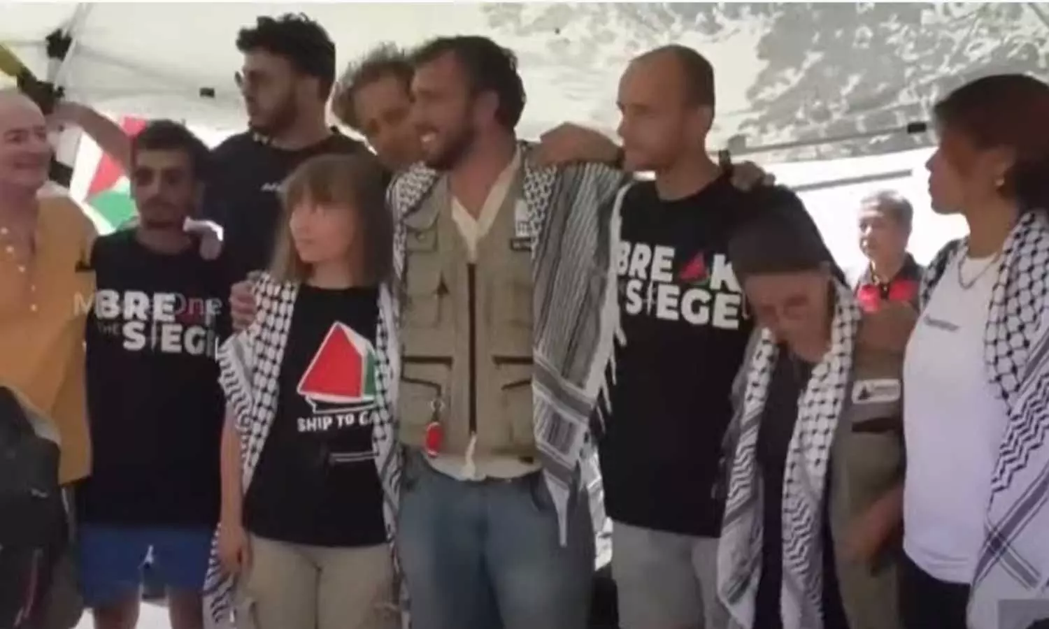 ഇസ്രായേൽ തട്ടിയെടുത്ത ഫ്രീഡം ഫ്ലോട്ടില കപ്പലിലുള്ളവരെ തടവുകേന്ദ്രത്തിലേക്ക് മാറ്റി; അന്താരാഷ്ട്ര നിയമങ്ങളുടെ ലംഘനമെന്ന് യുഎന്‍