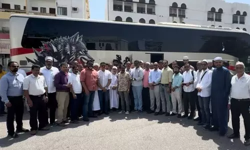 ഒമാനിലെ മലയാളി ഹജ്ജ് സംഘം തിരിച്ചെത്തി