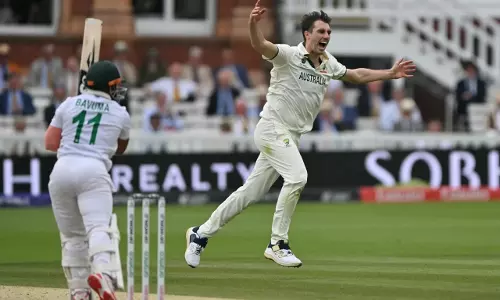 റബാഡക്ക് കമ്മിന്‍സിന്‍റെ മറുപടി; പ്രോട്ടീസ് 138 റണ്‍സിന് പുറത്ത്