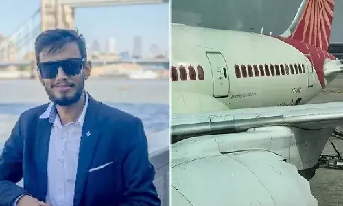 അപകടത്തിൽപ്പെട്ട എയർ ഇന്ത്യ വിമാനത്തിലുള്ള തകരാറുകൾ ചൂണ്ടിക്കാട്ടി യുവാവ്, വീഡിയോ വൈറൽ