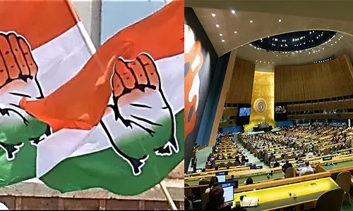 രാജ്യത്തിന്റെ മഹത്തായ പൈതൃകം തകർന്നു; ഗസ്സ യുഎന്‍ പ്രമേയത്തില്‍ നിന്നും വിട്ടുനിന്ന നടപടിയില്‍ കേന്ദ്രസർക്കാരിനെതിരെ കോൺഗ്രസ്‌
