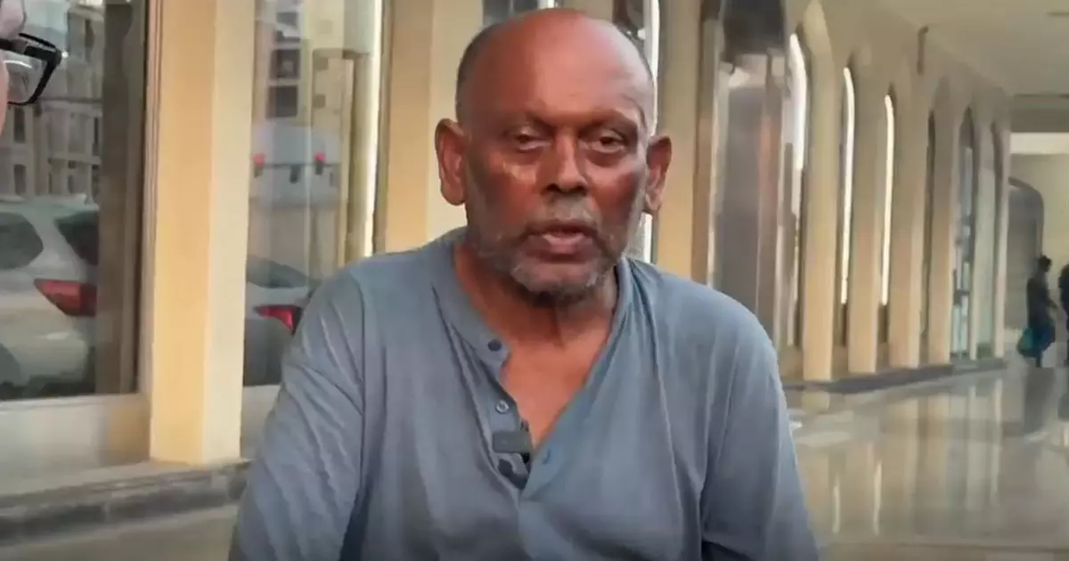 A Malayali expatriate entrepreneur sleeping on the streets of Sharjah. A Malayali expatriate entrepreneur sleeping on the streets of Sharjah.