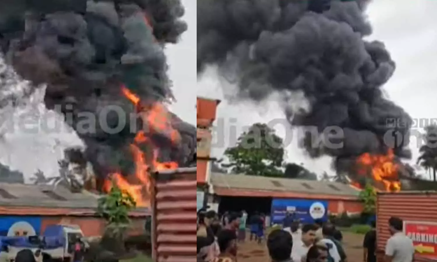 തൃശൂർ ചാലക്കുടിയിൽ വൻ തീപിടിത്തം