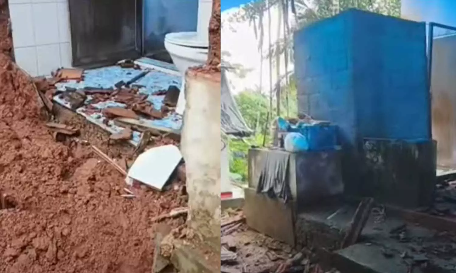 മഴക്കെടുതി:  മണ്ണാർക്കാട്ട് വീട് തകർന്ന് വയോധിക മരിച്ചു; ആലപ്പുഴയിൽ കടലിൽ വീണ് വിദ്യാർഥി മരിച്ചു