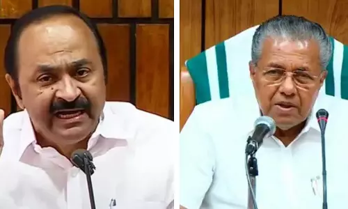 മുഖ്യമന്ത്രിയുടേത് സംഘ്പരിവാർ നരേറ്റീവ്, നാണമില്ലാത്ത തരത്തിൽ വർഗീയത പറഞ്ഞു;വി.ഡി സതീശന്‍