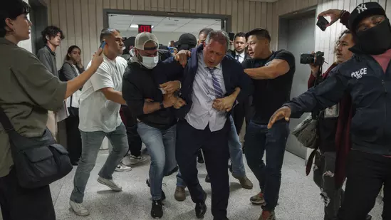 Brad Lander arrested Brad Lander arrested