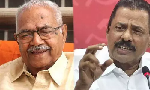 1977ൽ സിപിഎം മത്സരിച്ചത് ആർഎസ്എസ് പിന്തുണയോടെ: ബിജെപി മുൻ  സംസ്ഥാന അധ്യക്ഷൻ കെ.രാമൻ പിള്ള