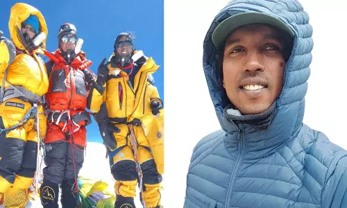 പര്‍വതാരോഹണത്തിനിടെ കുടുങ്ങിയ മലയാളി പര്‍വ്വതാരോഹകനെ രക്ഷപെടുത്തി