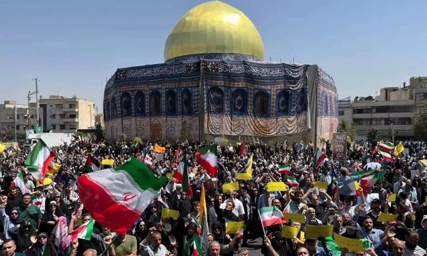 Student rally in Teharan Student rally in Teharan