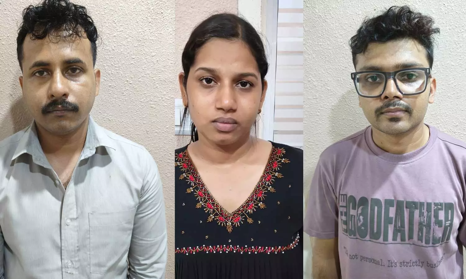 കളമശേരിയിൽ യുവാവിന്റെ നഗ്നചിത്രം കാണിച്ച് പണംതട്ടാൻ ശ്രമം; മൂന്ന് പേർ അറസ്റ്റിൽ