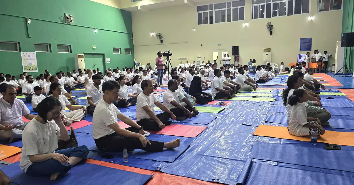 Indian Social Club organizes Yoga Day celebration in Salalah