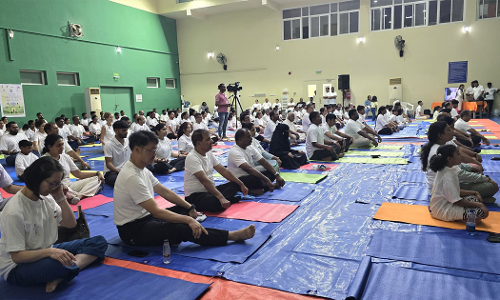 Indian Social Club organizes Yoga Day celebration in Salalah