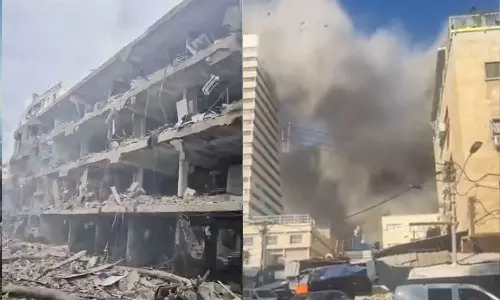 ഇറാന്‍ ആക്രമണം: ഇസ്രായേലിൽ 16 പേര്‍ക്ക് പരിക്ക്; തകർന്ന കെട്ടിടങ്ങളില്‍ നിരവധി പേർ കുടുങ്ങി കിടക്കുന്നതായി റിപ്പോര്‍ട്ട്