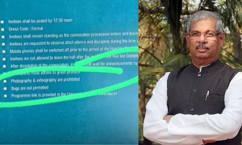 ഗവർണർ പങ്കെടുക്കുന്ന പരിപാടിയിൽ ദൃശ്യങ്ങൾ പകർത്തുന്നതിന് വിലക്ക് ഗവർണർ പങ്കെടുക്കുന്ന പരിപാടിയിൽ ദൃശ്യങ്ങൾ പകർത്തുന്നതിന് വിലക്ക്