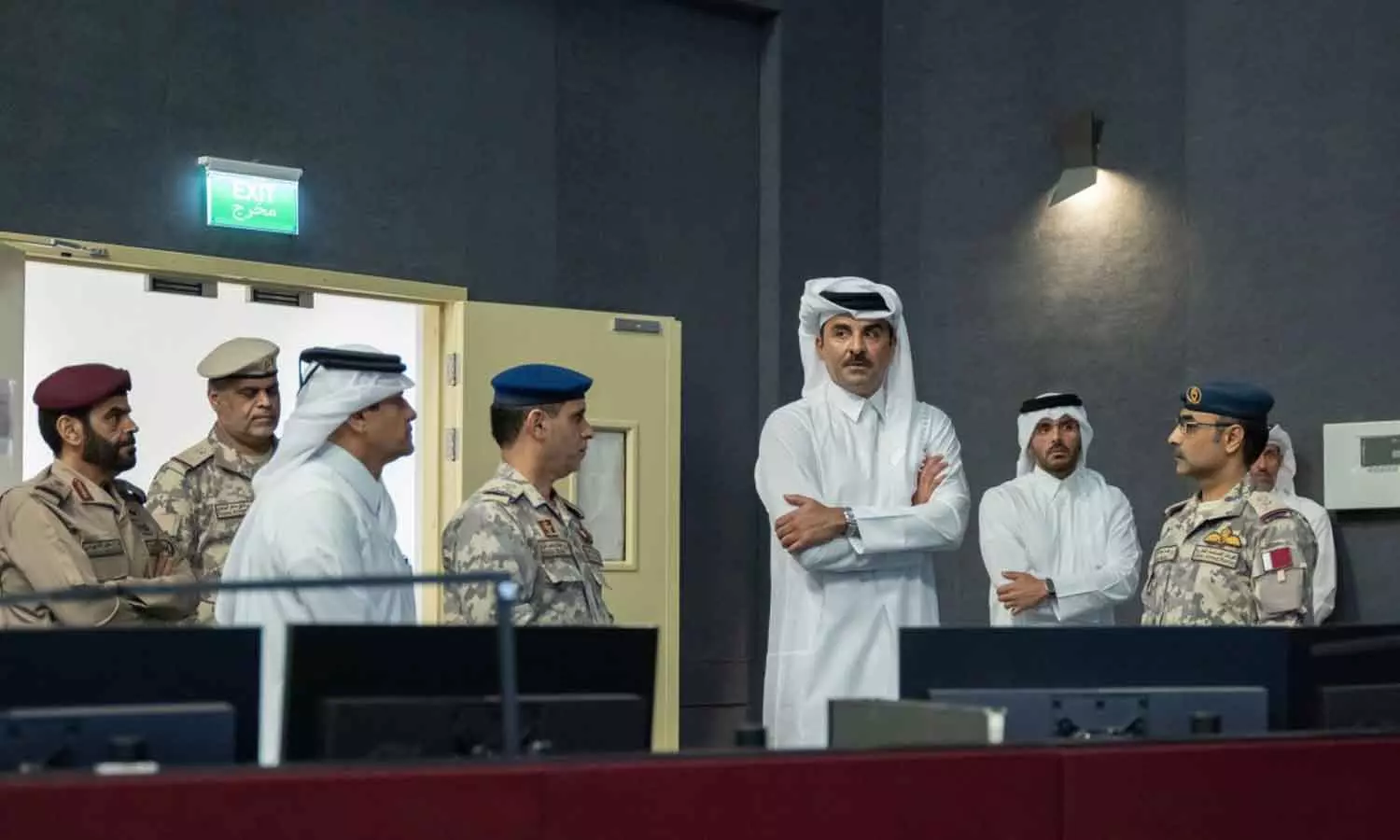 സായുധ സേന കേന്ദ്രം സന്ദർശിച്ച് ഖത്തർ അമീർ സായുധ സേന കേന്ദ്രം സന്ദർശിച്ച് ഖത്തർ അമീർ