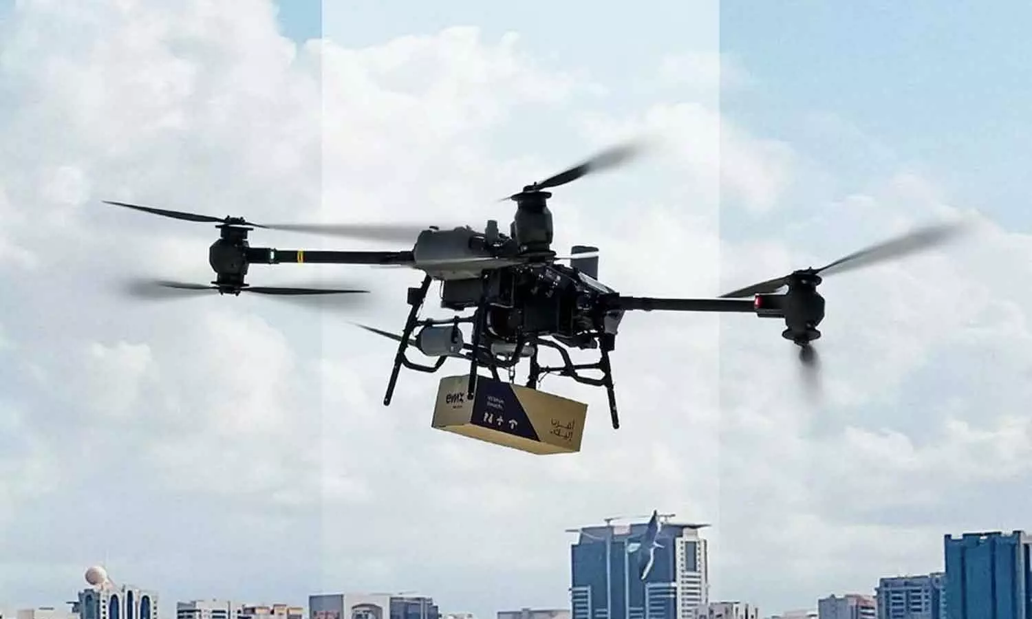 പാഴ്സലുമായി ഡ്രോണുകളെത്തും; പരീക്ഷണം വിജയിപ്പിച്ച് അബൂദബി