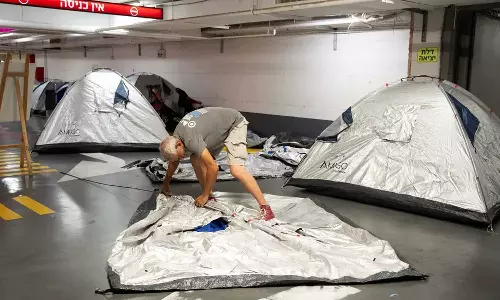 തെൽ അവിവിലെ ഭൂഗർഭ ടെന്റ് സിറ്റികൾ; ഇസ്രായേലിന്റെ ഒളിത്താവളങ്ങൾ തെൽ അവിവിലെ ഭൂഗർഭ ടെന്റ് സിറ്റികൾ; ഇസ്രായേലിന്റെ ഒളിത്താവളങ്ങൾ