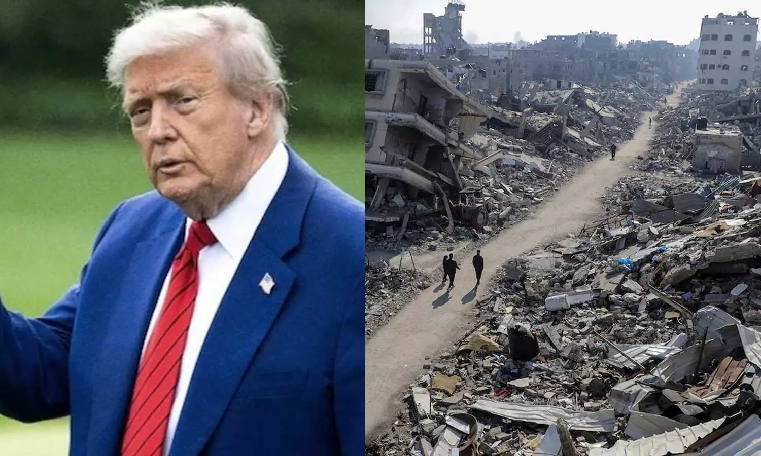 ഗസ്സ വെടിനിർത്തൽ: നിർണായക പുരോഗതിയുള്ളതായി ട്രംപ്, ചർച്ച തുടരുന്നതായി ഹമാസ് ഗസ്സ വെടിനിർത്തൽ: നിർണായക പുരോഗതിയുള്ളതായി ട്രംപ്, ചർച്ച തുടരുന്നതായി ഹമാസ്