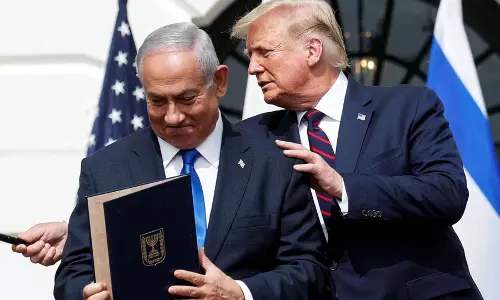 നെതന്യാഹു വീണ്ടും പ്രതിക്കൂട്ടിലേക്ക്; മാപ്പുനല്‍കണം, വേട്ടയാടരുതെന്ന് ട്രംപ്‌